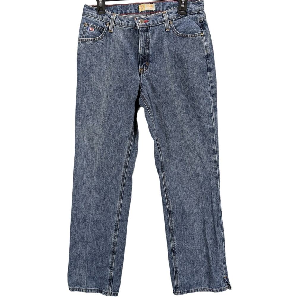 Twenty X Tulsa Low Rise Jeans Womens 11/12 Blue Denim Western Rodeo Country Farm